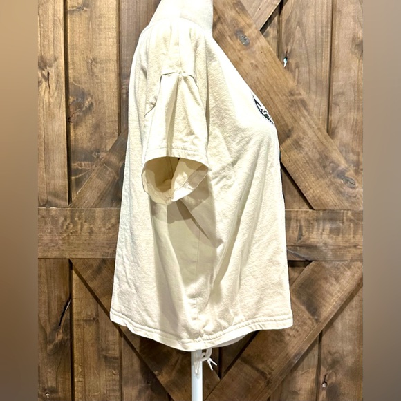 EUC Ariat Relaxed Fit Cropped Longhorn Graphic Tee Sz XL - Picture 9 of 16